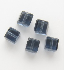 Glass Cubes 4mm ~ Montana Blue