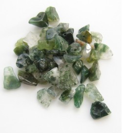 Gemstone Chips ~ Moss Agate